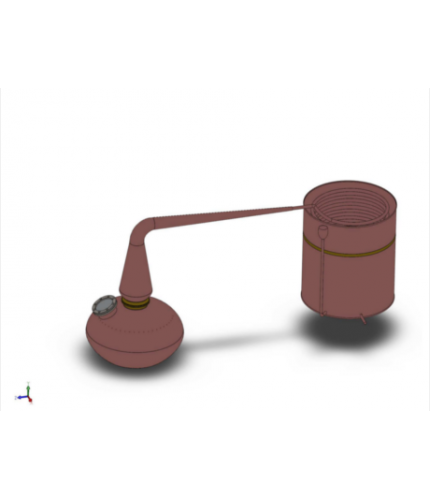 Alambic artisanal pour alcool de type Whisky Alambic artisanal pour alcool de type Whisky